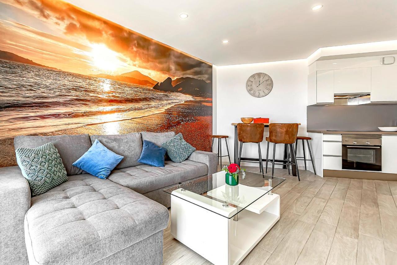 Ocean Garden Apartment With Seaview. Costa Adeje  Bagian luar foto