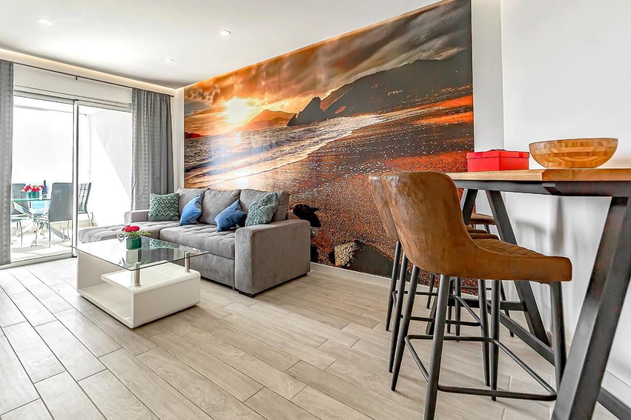 Ocean Garden Apartment With Seaview. Costa Adeje  Bagian luar foto