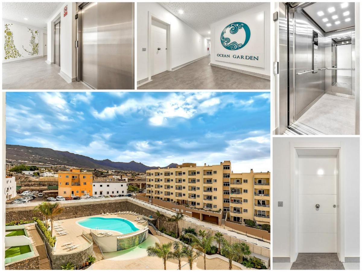 Ocean Garden Apartment With Seaview. Costa Adeje  Bagian luar foto