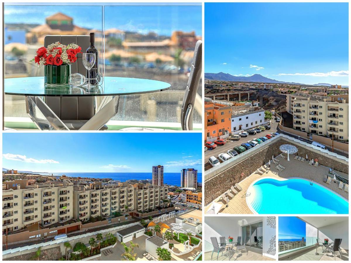 Ocean Garden Apartment With Seaview. Costa Adeje  Bagian luar foto